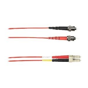 Black Box ST Multi-Mode To LC Multi-Mode Patch Cable 15M Red FOCMP62-015M-STLC-RD