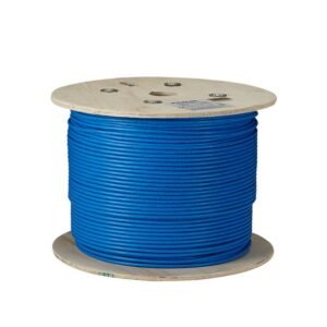 Black Box CAT6A 650MHz Solid Bulk Cable 1000ft Blue C6ABC51-BL-1000