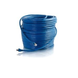 C2G Cat6 Snagless Solid Shielded Ethernet Network Patch Cable Blue 200ft CTG-43122