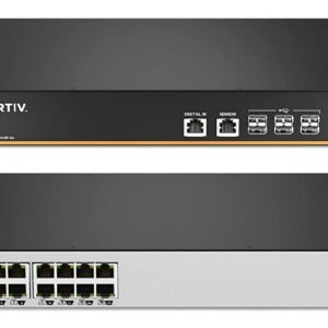 Avocent Vertiv ACS 8000 16-Ports Console Server Dual Power Supply 1U ACS8016DAC-400 ( Unused )