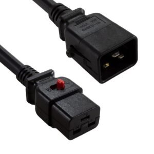 Server Technology Locking C19U 6ft 1.83M Patch Power Cord PTCORD-D8
