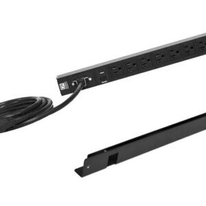 Chatsworth 8x5-20R 1U 5-15P Horizontal Power Strip 12820-701