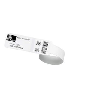 Zebra Genuine ZD510-HC 1inx7.93 Wristband Cartridge 4-Pack 10031289K-4 (New Unused)