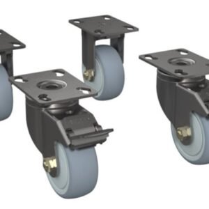 Zebra Genuine CS-RAC-WHEEL Wheels For Rack 30 / 60 Position Set of 4