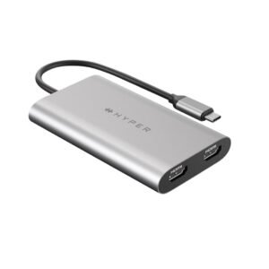 Hyper Dual 4K HDMI Adapter For M1/M2 Macbook HDM1