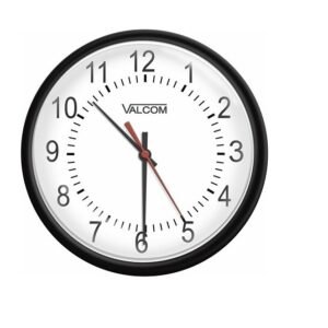 Valcom 16" 16in Analog Clock Wireless Battery V-AW16B