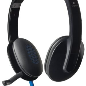 Logitech H540 On-Ear USB Headset With Microphone Black 981-000510