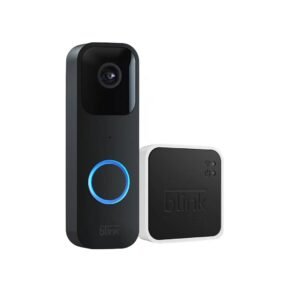 Blink Smart WiFi Video Doorbell Wired/Battery Operated Sync Module 2 Black B08SGC46M9