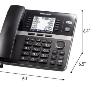 Panasonic 4 Line Expandable Office Phone System Black KX-TGW420B