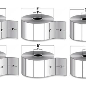 Zebra Z-Select 4000D DT 3"x2" BarCode Labels Pack of 6 10010044