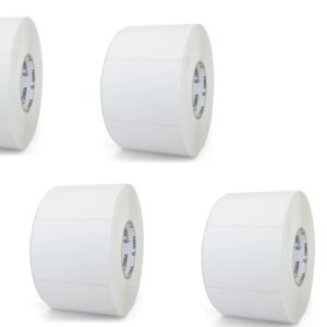 Zebra 10018349 Genuine Z-Perform 1500T TT 4"x3" Label Pack of 4