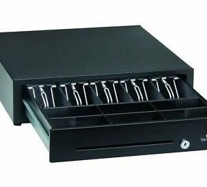 Partner Tech 6E410 Cash 5 Bill 5 Coin Drawer Black 9303060000030