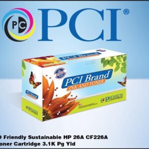 PCI Brand Reman HP 26A CF226A Black Toner 3.1K Yield CF226A-PCI