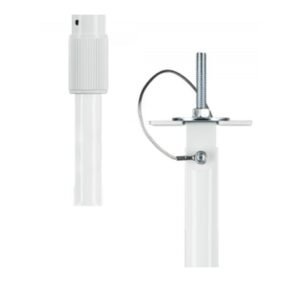 Clinton Telescoping Ceiling Mount Pole 17" For Camera White CE-CP17W