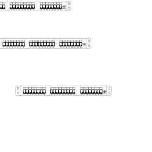 Audiocodes Mediapack 1288 Patch Panel Units 3-Pack MP1288-PATCH-PNL-KIT