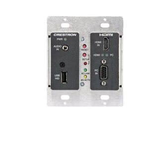 Crestron DigitalMedia 8G+ Wall Plate Transmitter 200 White DM-TX-200-C-2G-W-T