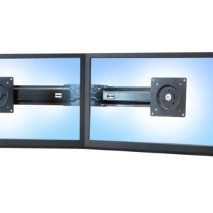 Ergotron CrossBar Mount Dual Monitor For 17"-24" Screens 97-783