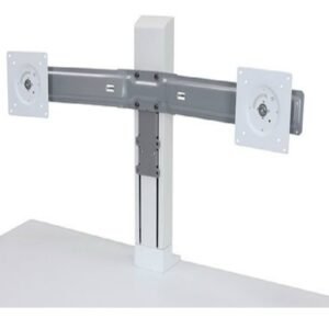 Ergotron Workfit Dual Monitor Cart Upgrade Kit White 97-934-062 (New Unused)