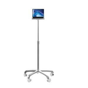CTA Digital Height-Adjustable Floor Stand With Laptop Holder LT-HFS2