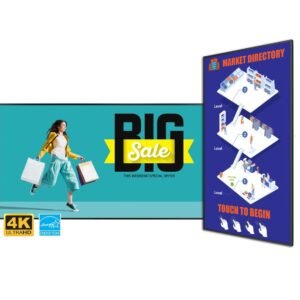 75" Planar SLM752-T M-Series UHD 4K 400 Nit LED-Backlit LCD Display 998-3484-00