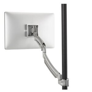 Chief Kontour Articulating Single Monitor Pole Mount Silver K1P120S