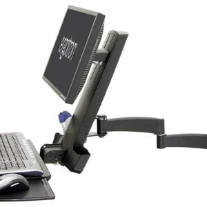 Ergotron 200 Series Combo Arm Mounting Kit For LCD Display 24" Black 45-230-200
