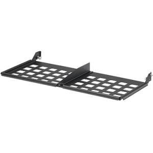 Panduit HD Flex Enclosure Trunk Slack Plate 1 Ru Black FLEX-PLATE1U